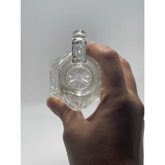 Anchor Hocking Early American Prescut Glass Clear Cruet with Stopper lid Elegant - Picture 7 of 7
